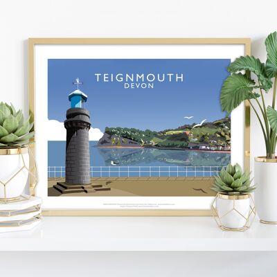 Teignmouth, Devon By Artist Richard O'Neill - Art Print