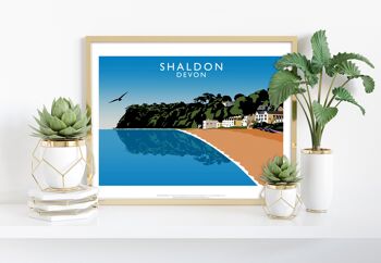 Shaldon, Devon par l'artiste Richard O'Neill - 11X14" Art Print