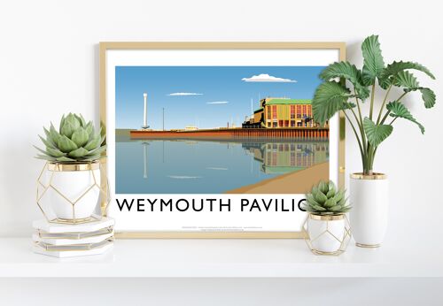 Weymouth Pavillion By Artist Richard O'Neill - Art Print