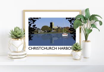 Port de Christchurch par l'artiste Richard O'Neill - Impression artistique