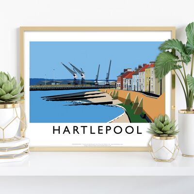 Hartlepool por el artista Richard O'Neill - Impresión de arte premium