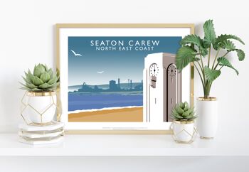 Seaton Carew, côte nord-est - Richard O'Neill Impression artistique