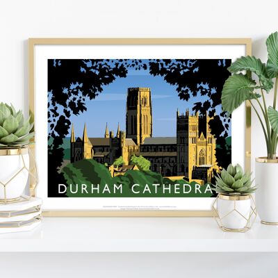 Kathedrale von Durham von Künstler Richard O'Neill - Kunstdruck
