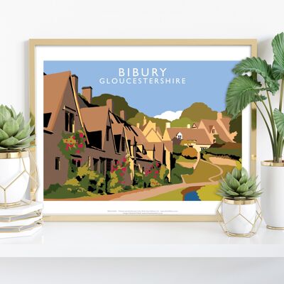 Bibury, Gloucestershire vom Künstler Richard O'Neill Kunstdruck