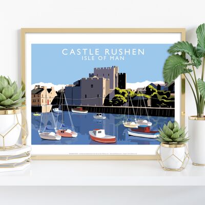 Castle Rushen, Isola di Man - Stampa artistica di Richard O'Neill