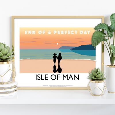 Ende eines perfekten Tages, Isle of Man -Richard O'Neill Kunstdruck