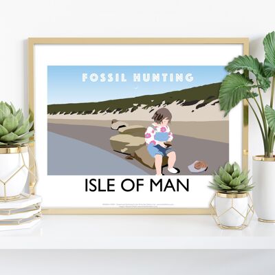Fossilienjagd, Isle Of Man - Richard O'Neill Kunstdruck