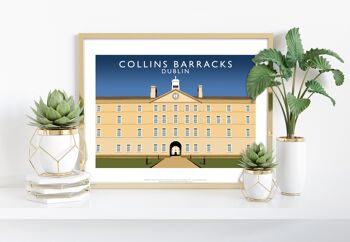 Collins Barracks, Dublin par l'artiste Richard O'Neill Impression artistique