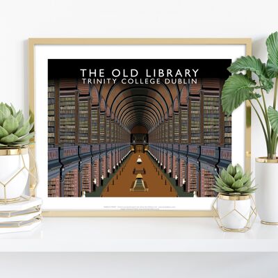 La antigua biblioteca, Trinity College Dublin - Lámina artística