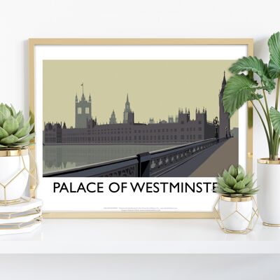 Palais de Westminster par l'artiste Richard O'Neill Impression artistique
