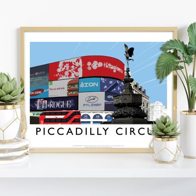 Piccadily Circus von Künstler Richard O'Neill - Kunstdruck