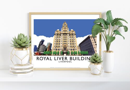 Royal Liver Building By Artist Richard O'Neill - Art Print