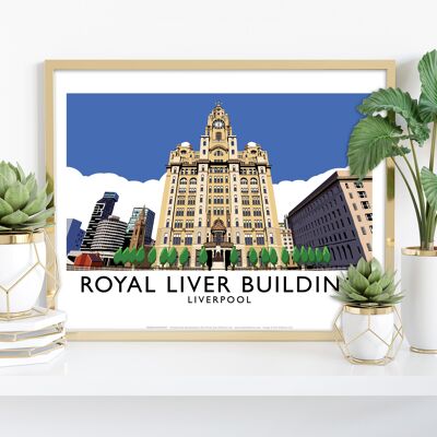 Royal Liver Building par l'artiste Richard O'Neill - Impression artistique