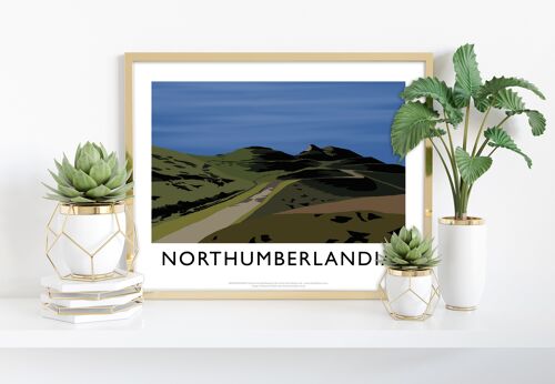 Northumberland By Artist Richard O'Neill - 11X14” Art Print