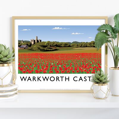 Castello di Warkworth dell'artista Richard O'Neill - Stampa d'arte