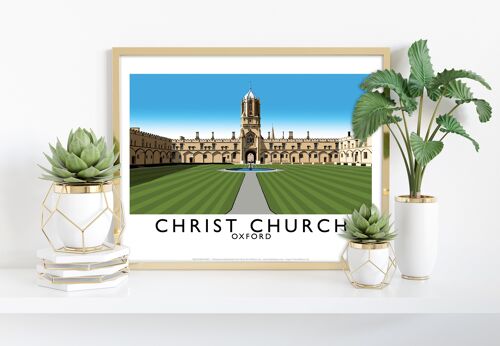 Christ Church By Artist Richard O'Neill - Premium Art Print