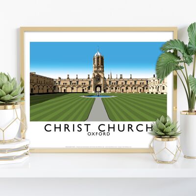 Christ Church von Künstler Richard O'Neill – Premium-Kunstdruck