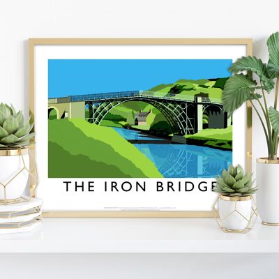 Le pont de fer par l'artiste Richard O'Neill - Art Print