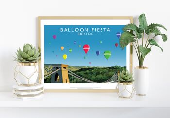 Balloon Fiesta, Bristol par l'artiste Richard O'Neill Impression artistique