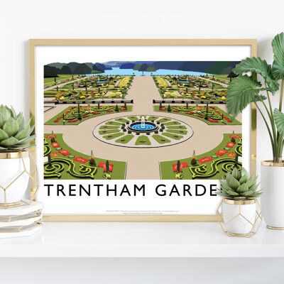 Trentham Gardens von Künstler Richard O'Neill - Kunstdruck