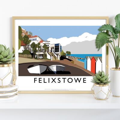 Felixstowe, Suffolk par l'artiste Richard O'Neill - Impression artistique