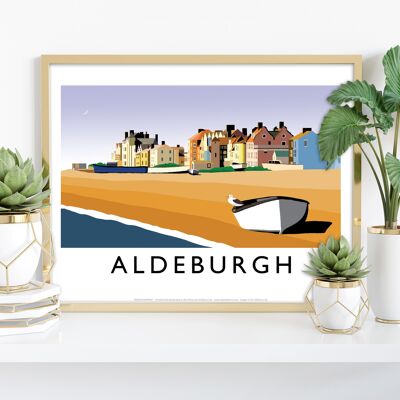 Aldeburgh, Suffolk par l'artiste Richard O'Neill - Impression artistique