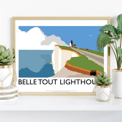 Belle Tout Lighthouse By Artist Richard O'Neill Art Print