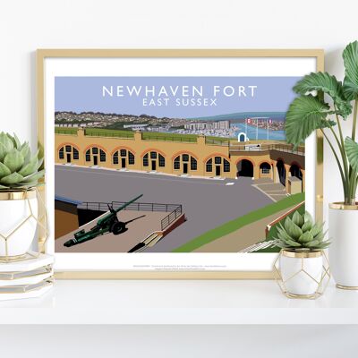 Newhaven Fort von Künstler Richard O'Neill – Premium-Kunstdruck