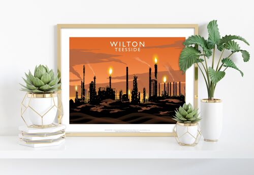 Wilton, Teesside By Artist Richard O'Neill - Art Print