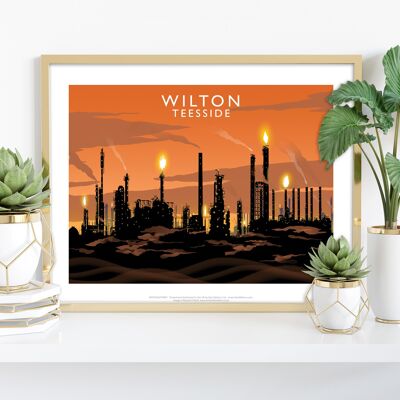 Wilton, Teesside par l'artiste Richard O'Neill - Impression artistique