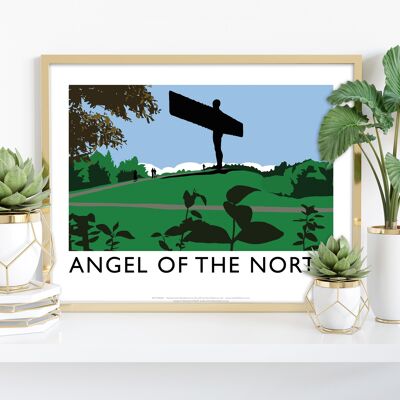 Engel des Nordens von Künstler Richard O'Neill - Kunstdruck