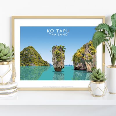 Ko Tapu, Thaïlande par l'artiste Richard O'Neill - Impression artistique