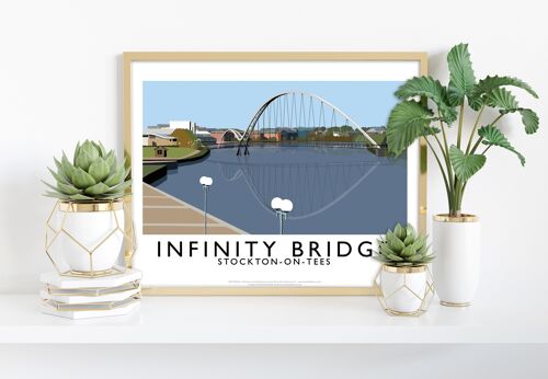 Infinity Bridge By Artist Richard O'Neill - Art Print