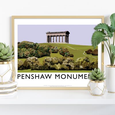 Penshaw Monument par l'artiste Richard O'Neill - Impression artistique