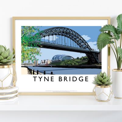 Tyne Bridge von Künstler Richard O'Neill – Premium-Kunstdruck