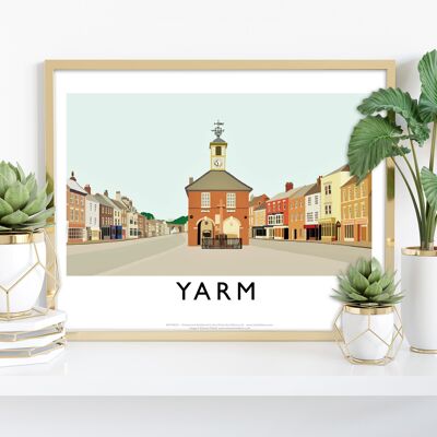 Yarm par l'artiste Richard O'Neill - 11X14" Premium Art Print