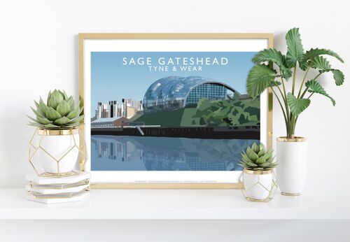Sage Gateshead By Artist Richard O'Neill - 11X14” Art Print