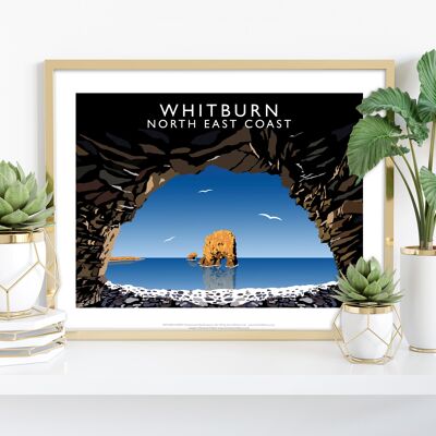 Whitburn por el artista Richard O'Neill - Impresión de arte premium