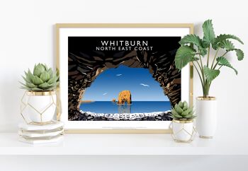 Whitburn par l'artiste Richard O'Neill - Impression d'art premium