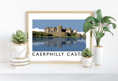 Caerphilly Castle, Wales By Artist Richard O'Neill Art Print