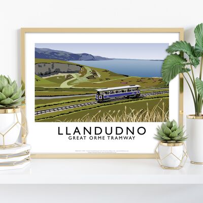 Llandudno, Wales von Künstler Richard O'Neill - Kunstdruck