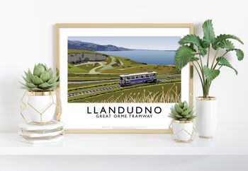 Llandudno, Pays de Galles par l'artiste Richard O'Neill - Impression artistique