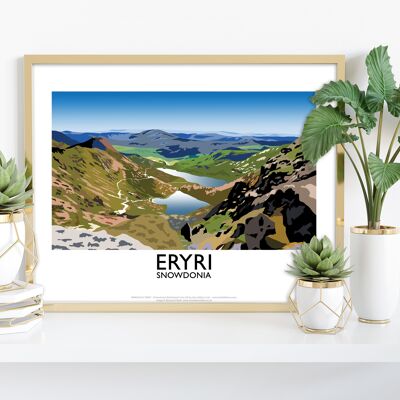 Eryri, Wales By Artist Richard O'Neill - Premium Art Print