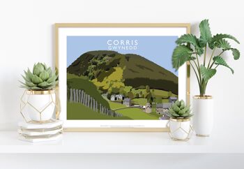 Corris, Pays de Galles par l'artiste Richard O'Neill - Impression d'art premium