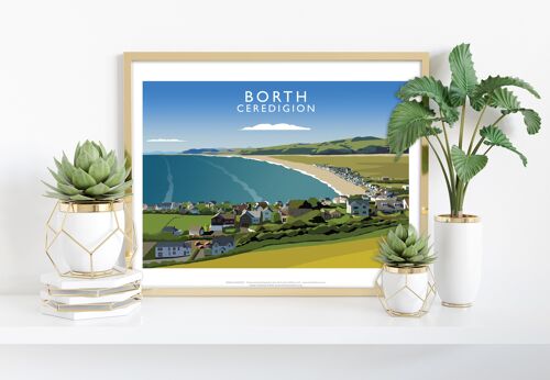 Borth By Artist Richard O'Neill - 11X14” Premium Art Print