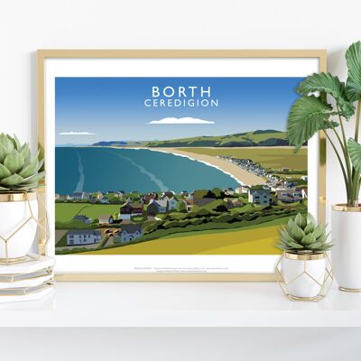 Borth por el artista Richard O'Neill - 11X14" Premium Art Print