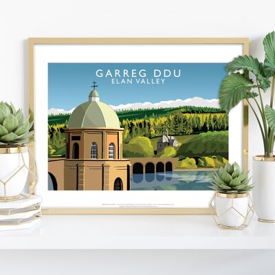 Garreg Ddu por el artista Richard O'Neill - Impresión de arte premium