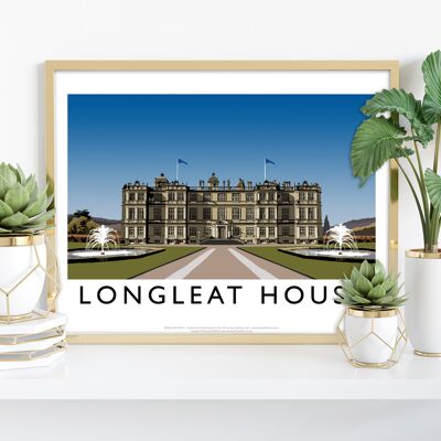 Longleat House dell'artista Richard O'Neill - Stampa artistica 11 x 14".
