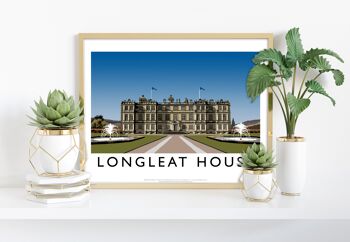 Longleat House par l'artiste Richard O'Neill - 11X14" Art Print