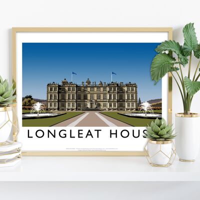 Longleat House By Artist Richard O'Neill - 11X14” Art Print